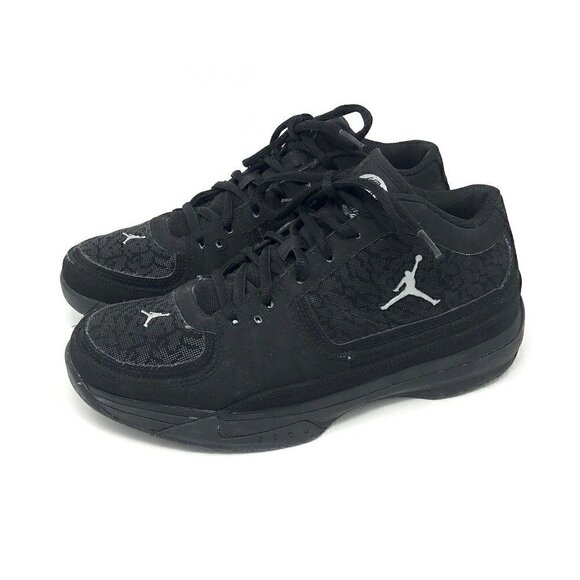 Nike Air Jordan Team ISO Low Black Lace Athletic Sneakers 7